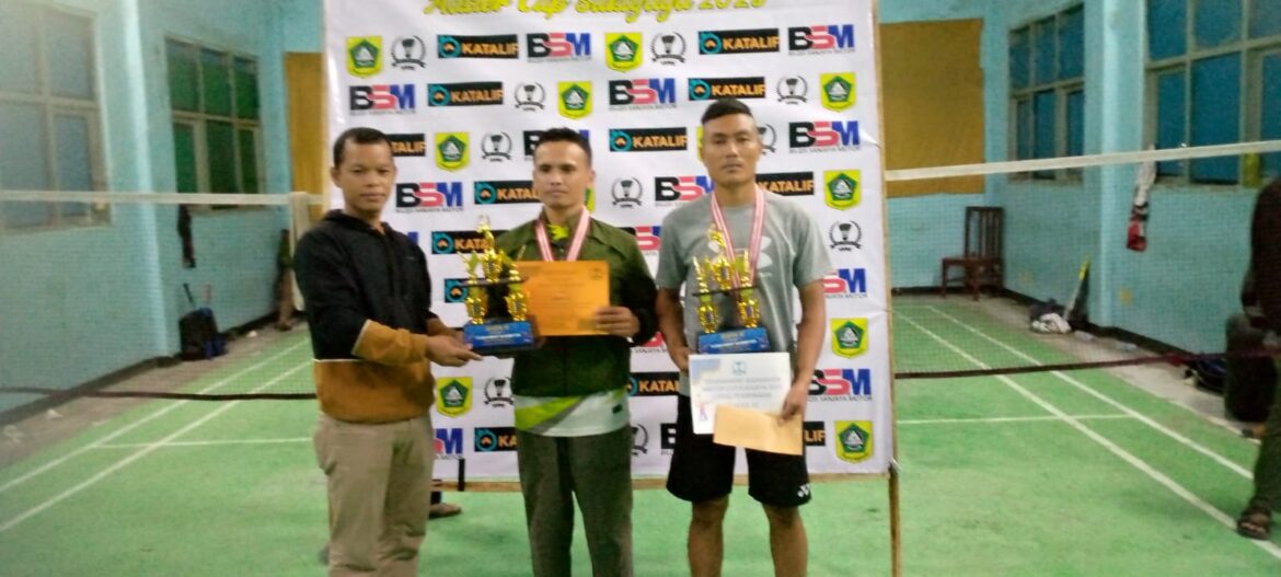 PB Askes Sabet Dua Gelar Turnamen Bulutangkis Master Cup Sukajaya 2023
