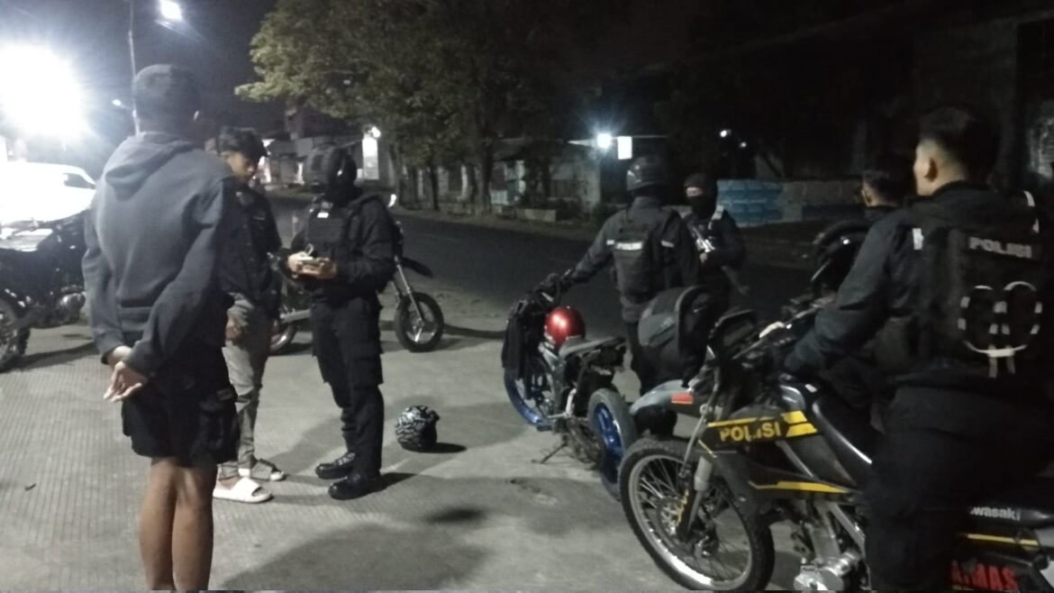 Antisipasi Gangguan Kamtibmas, Polres Tasikmalaya Kota Gelar KRYD dan Patroli Malam Hingga Dinihari