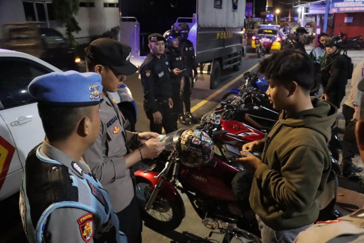 Antisipasi Tindak Kriminalitas, Polres Ciamis Intens Patroli KRYD di Malam Hari