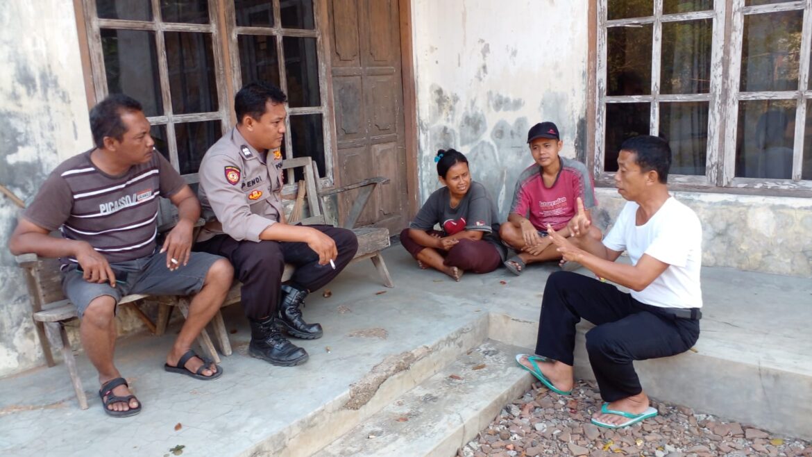 Cipta Kondisi, Polsek Lakbok Polres Ciamis Gali Informasi ke Warga Sukanagara Antisipasi TPPO