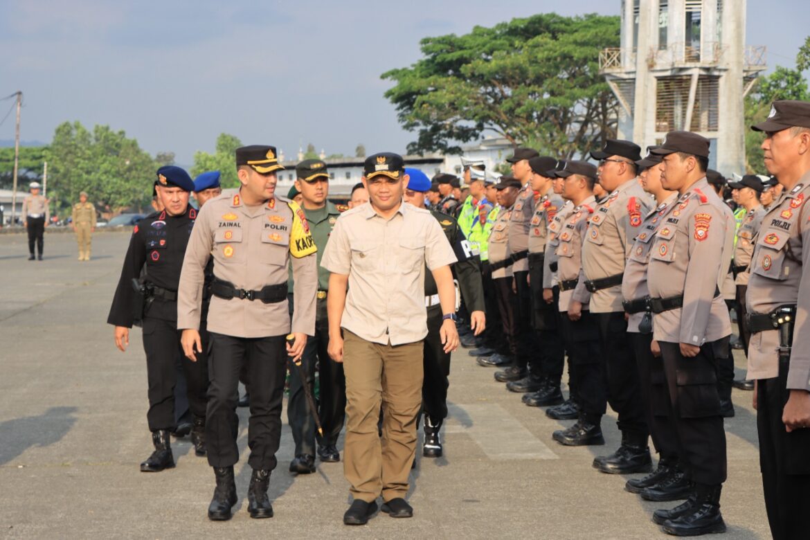 Siapkan Pengamanan Pemilu 2024 Polres Tasikmalaya Kota Gelar Apel Pasukan Operasi Mantap Lodaya