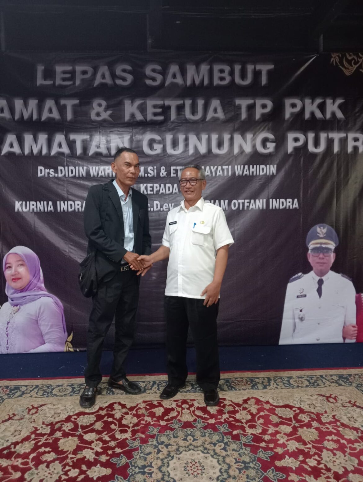 Caleq Dapil II Hadiri Lepas Sambut Camat Gunung Putri