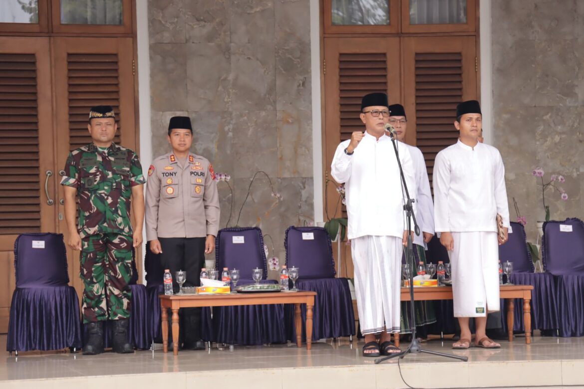 Kapolres Ciamis Hadiri Kirab Resolusi Jihad Dalam Acara Peringatan Hari Santri Nasional