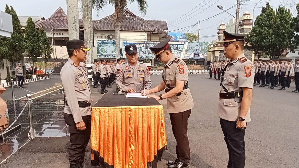 Sertijab Di Tubuh Polres Ciamis: Kasat Reskrim Polres Ciamis Alih Tugas, Begini Pesan Kapolres Ciamis