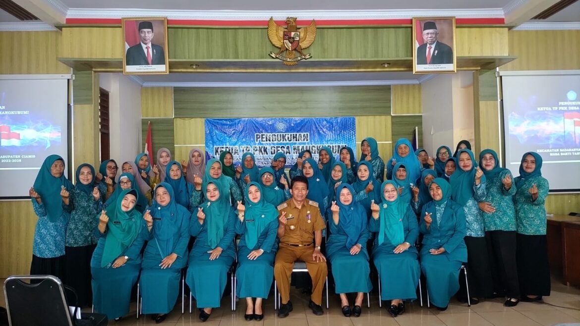 Tim Penggerak PKK Desa Mangkubumi  Peringati Hari Kesatuan Gerak PKK Ke- 51 Tahun 2023