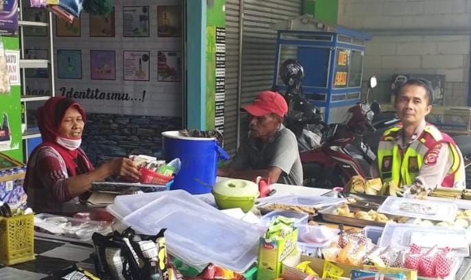 Cipta Kondisi Ops Mantap Brata Lodaya, Polsek Cisaga Polres Ciamis Giat Patroli Dialogis