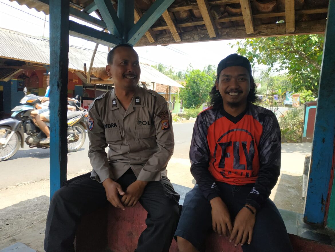 Berikan Rasa Aman dan Nyaman, Polsek Cimaragas Silaturahmi ke Warga Desa Raksabaya