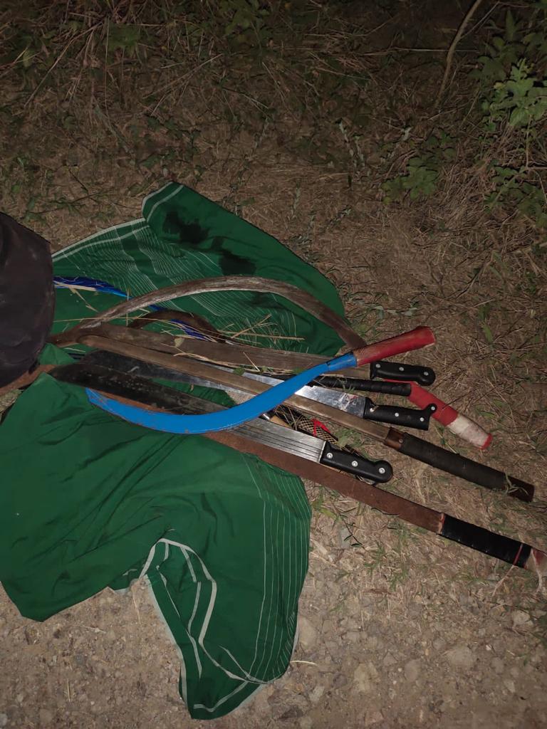 Gagalkan pelajar Yang Hendak Tawuran, Polsek Klapanunggal Amankan Para Pelajar dan Berbagai Jenis Sajam