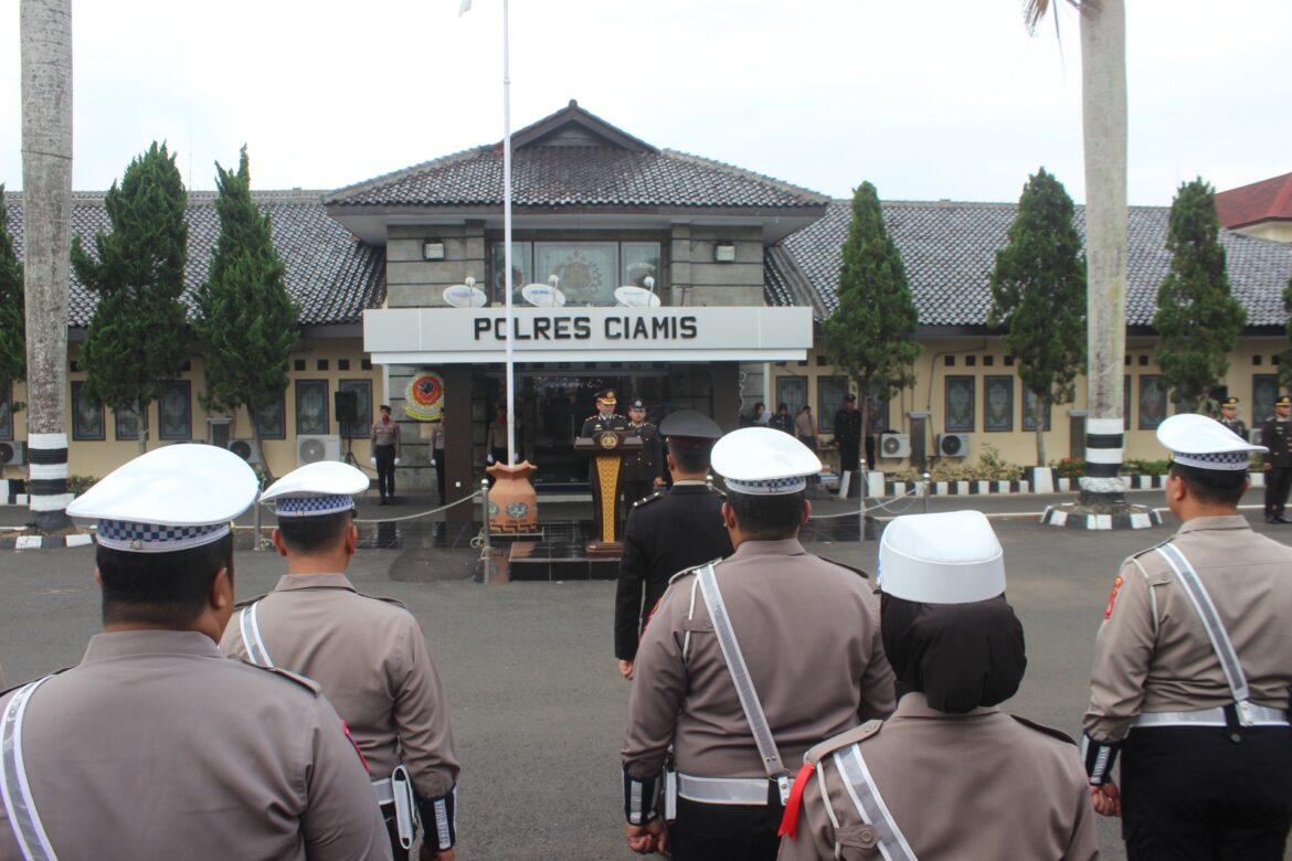 Upacara Peringatan Hari Pahlawan Tingkat Polres Ciamis