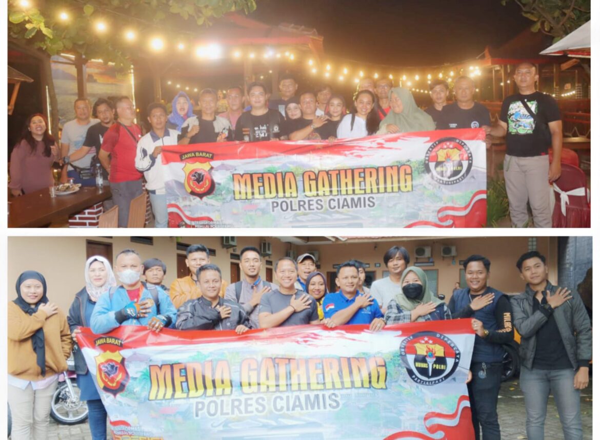 Kegiatan Media Gathering Polres Ciamis Bersama Insan Pers Dapatkan Apresiasi Dari Ketua IPJI Ciamis