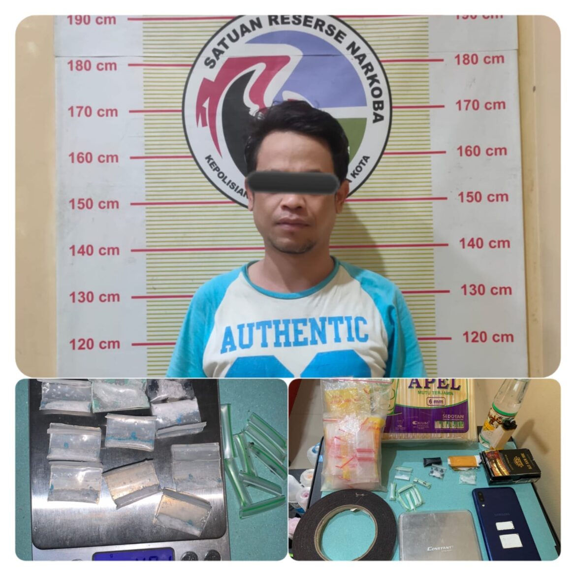 Polres Tasikmalaya Kota Amankan Pengedar Narkoba dan Sita 4 ,91 Gram Sabu Sabu