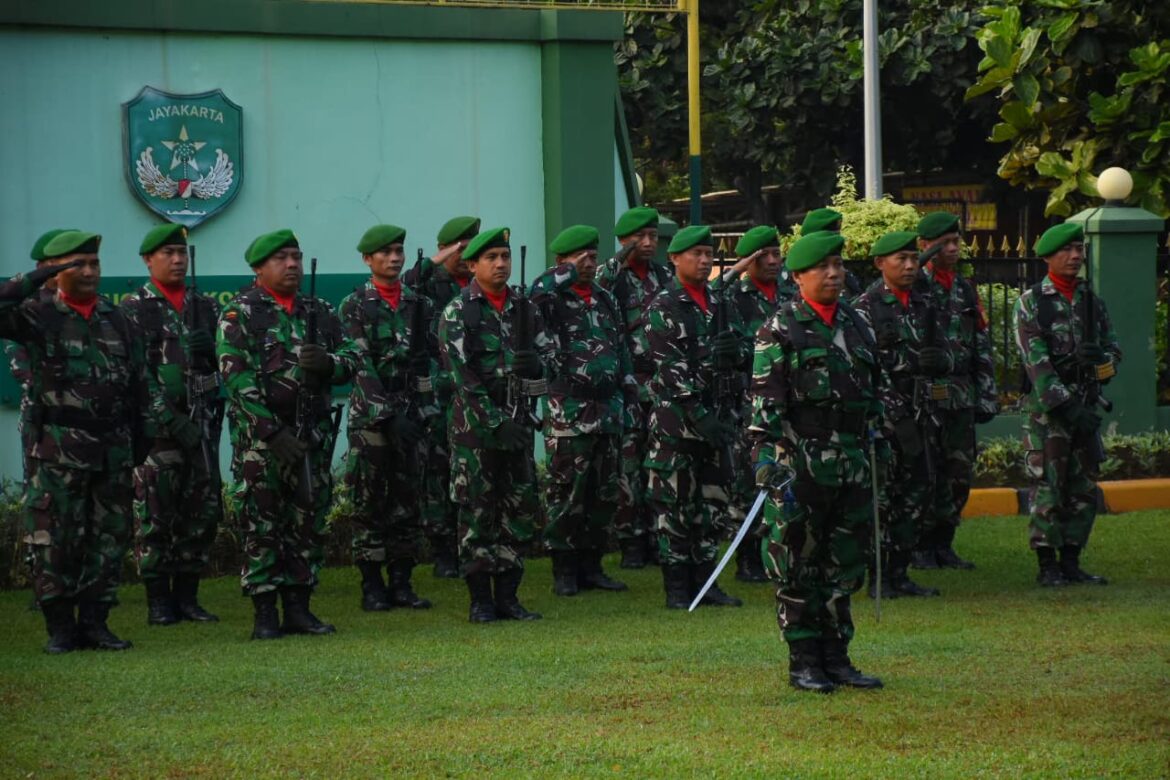 Kodim 0501/JP Menggelar Upacara Bendera 17-an