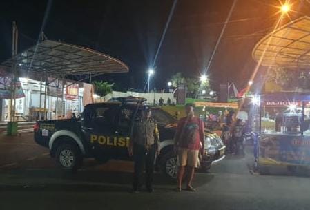 Cipta Kondisi, Polsek Cimaragas Patroli Biru Antisipasi Gangguan Kamtibmas Saat Malam