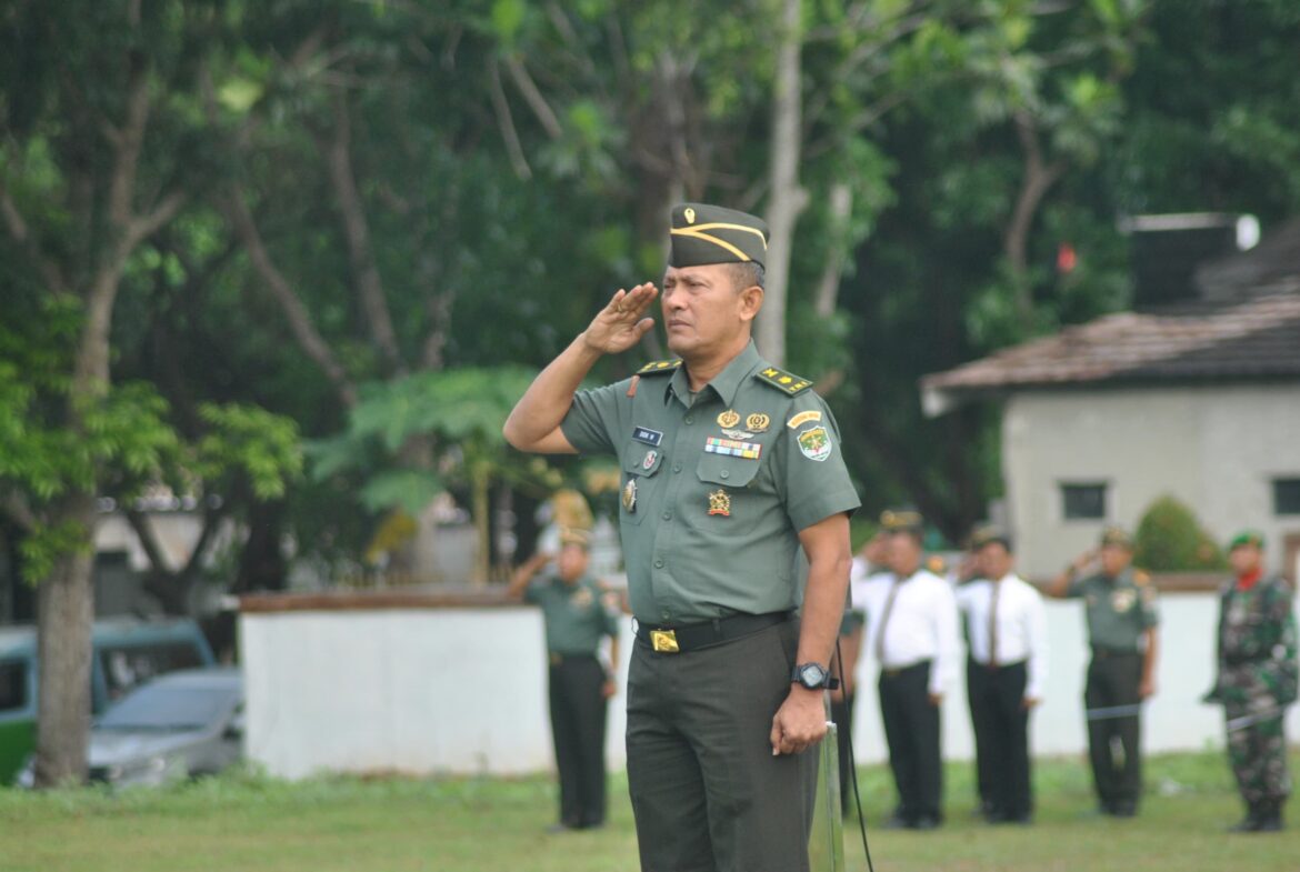 Kodim 0510/Tigaraksa Gelar Upacara mingguan
