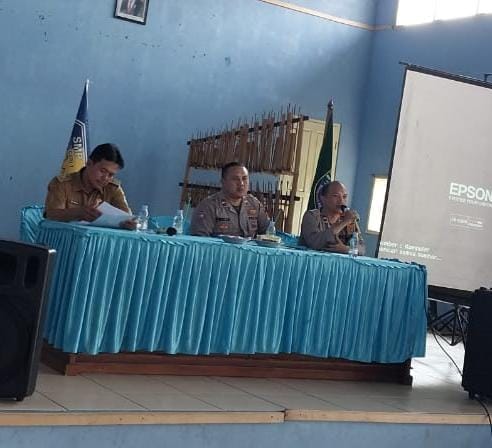 Polsek Cisaga Polres Ciamis Datang ke Sekolah Binluh ke Siswa Stop Bulying di SMPN 1 Cisaga