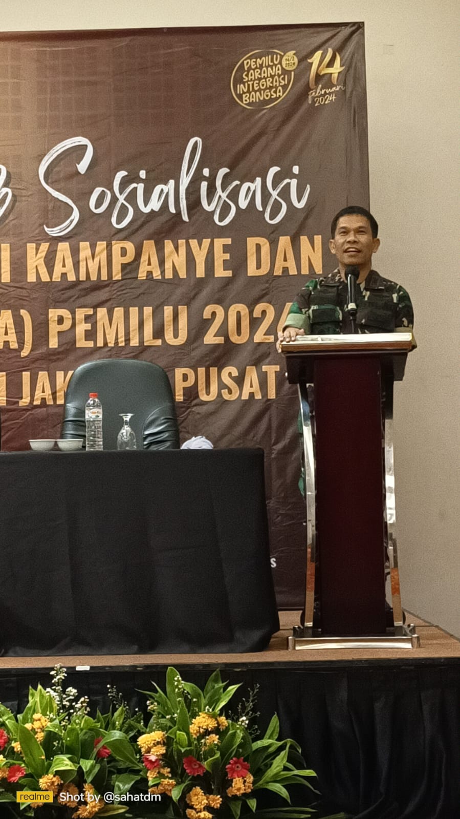 Dandim 0501/JP Hadiri Rapat koordinasi dan Sosialisasi Aplikasi Sikadeka Pemilu 2024 Tingkat Kota Administrasi Jakarta Pusat