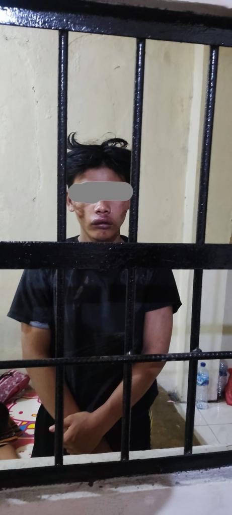 Polsek Rancabungur Amankan Pelaku Curanmor Yang Tertangkap Warga