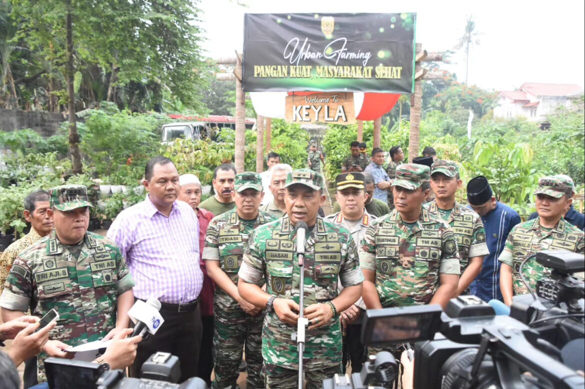 Pangdam Jaya Memimpin Pencanangan Urban Farming Serentak di Wilayah Kodam Jaya/Jayakarta