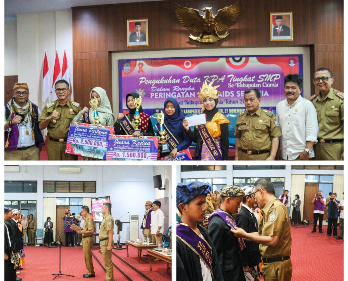 Kukuhkan Duta KPA Tingkat SMP, Bupati Herdiat Harapkan Gen Z Mampu Memutus Mata Rantai Penularan HIV/AIDS