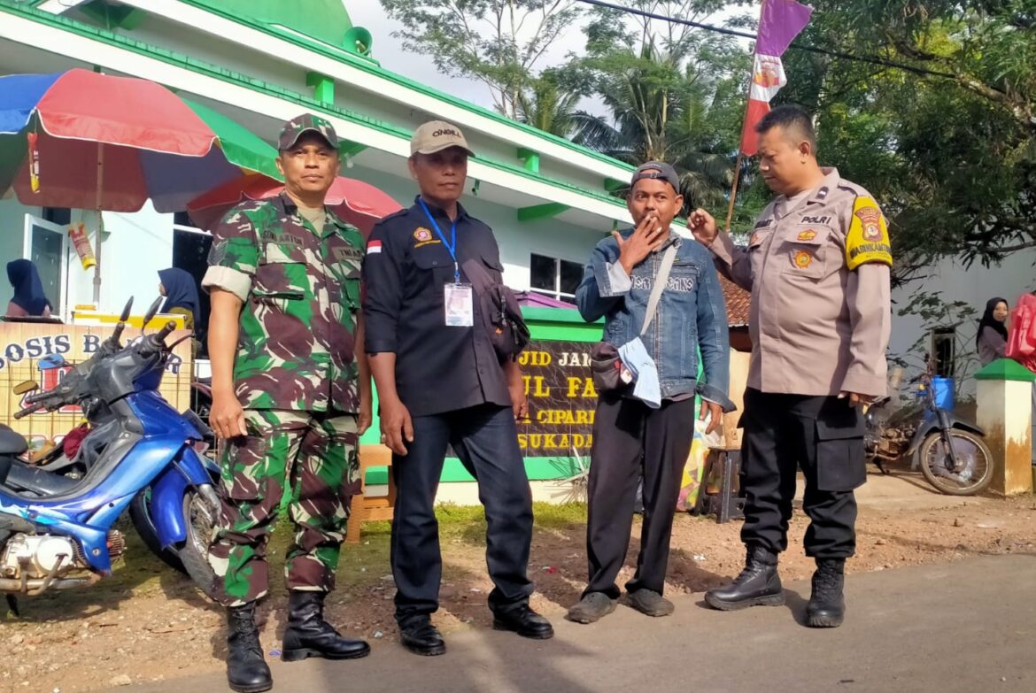 Ops Mantap Brata, Polsek Sukadana Polres Ciamis Patroli Dialogis Warga Ciparigi