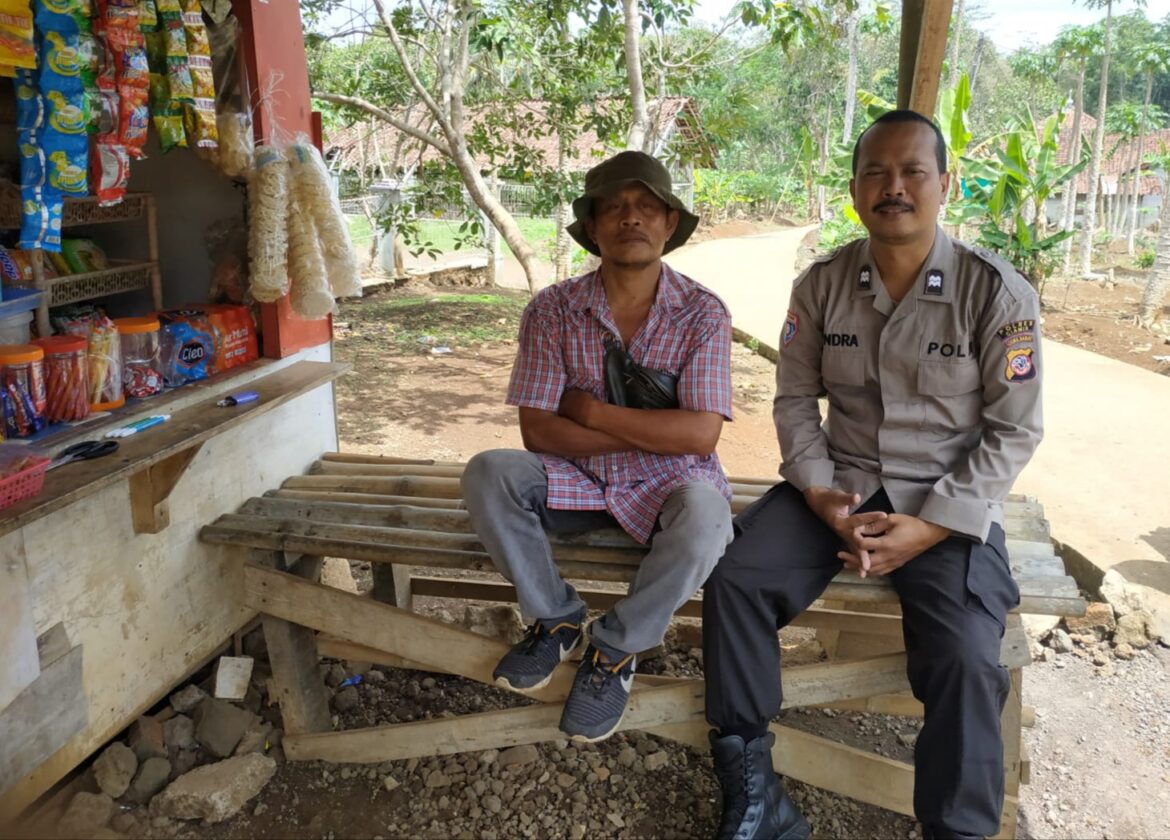 Antisipasi C3, Polsek Cimargas Polres Ciamis Kunjungan Silaturahmi kepada Warga Desa Beber