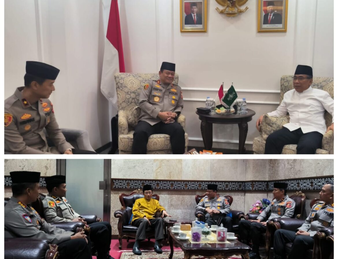 Dikunjungi Kaops NCS, Gus Yahya Nilai Polri Berhasil Jaga Ketentraman Jelang Pemilu
