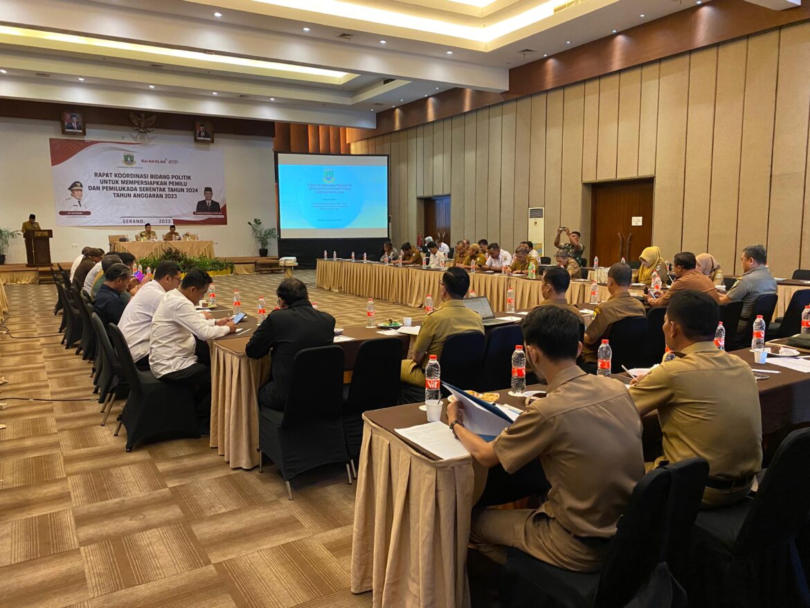 Polda Banten Hadiri Rapat Koordinasi Persiapan Pemilu