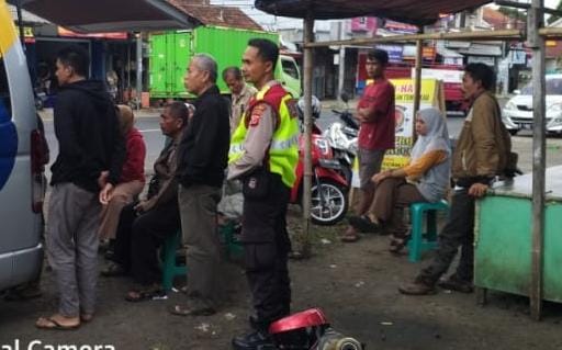 Jelang Pilres 2024, Polsek Cisaga Polres Ciamis Giat Patroli Dialogis Cipta Kondisi Ops Mantap Brata Lodaya 2023/2024
