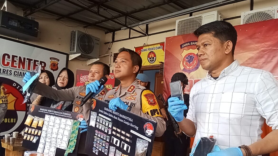 Kurir Sabu dengan Barbuk 25,8 Gram, Diciduk Satres Narkoba Polres Ciamis