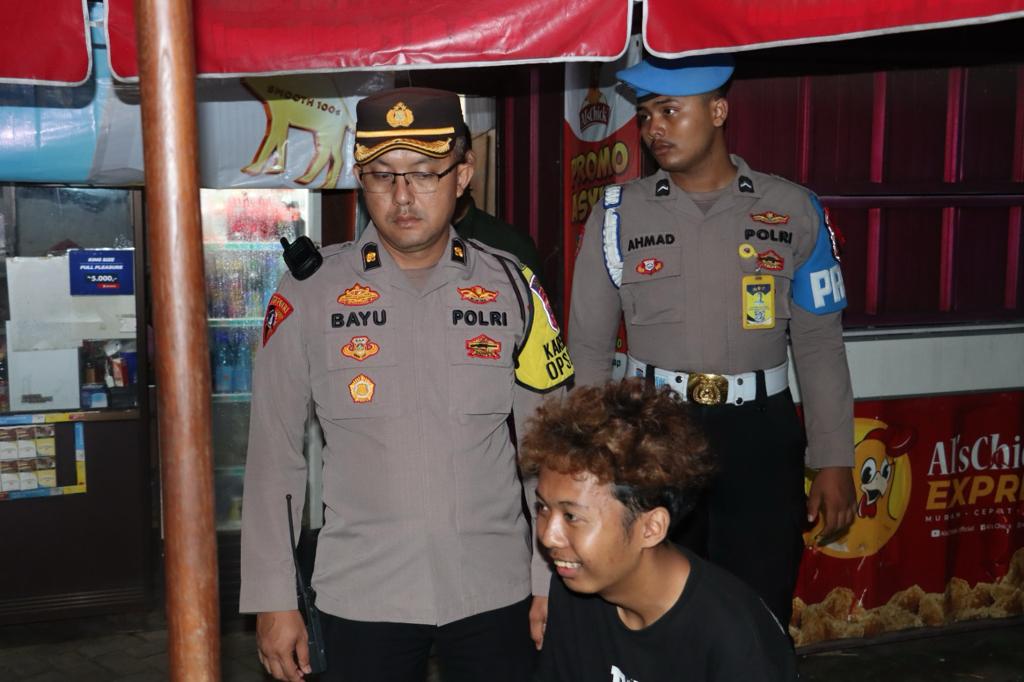 Personil Polres Bogor Polda Jabar Laksanakan Razia Gabungan Jaga Kondusifitas Wilayah