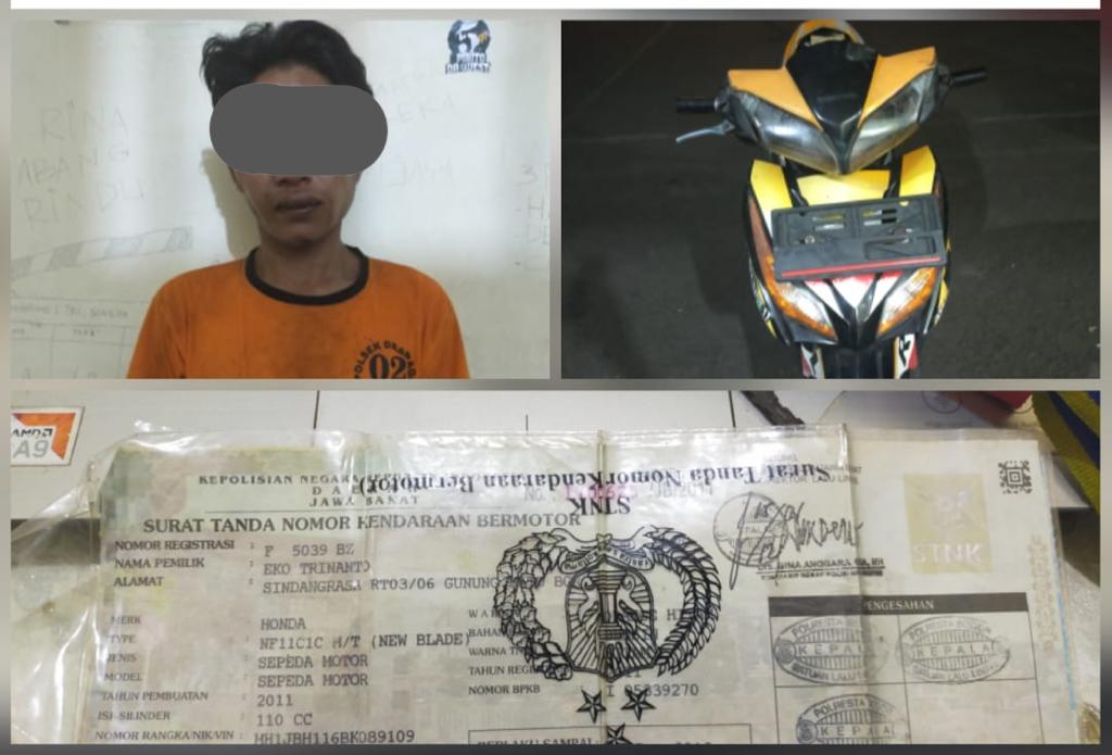 Polsek Dramaga Ungkap Pencurian Sepeda Motor Roda Dua dan Lalukan Penyelidikan