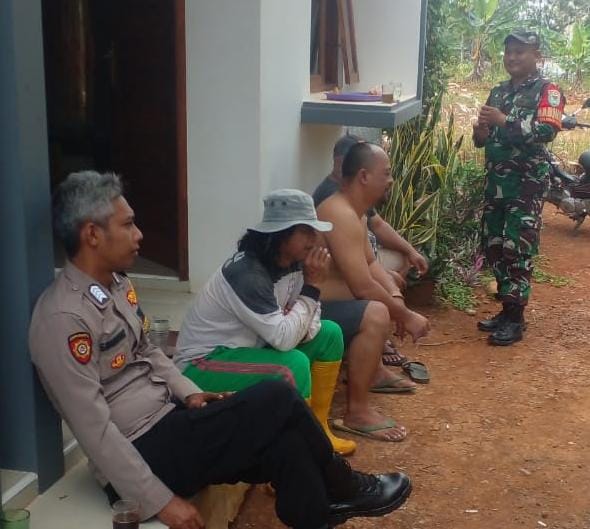 Ops Mantap Brata, Polsek Ciamis Polres Ciamis Patroli Dialogis ke Warga Karangampel