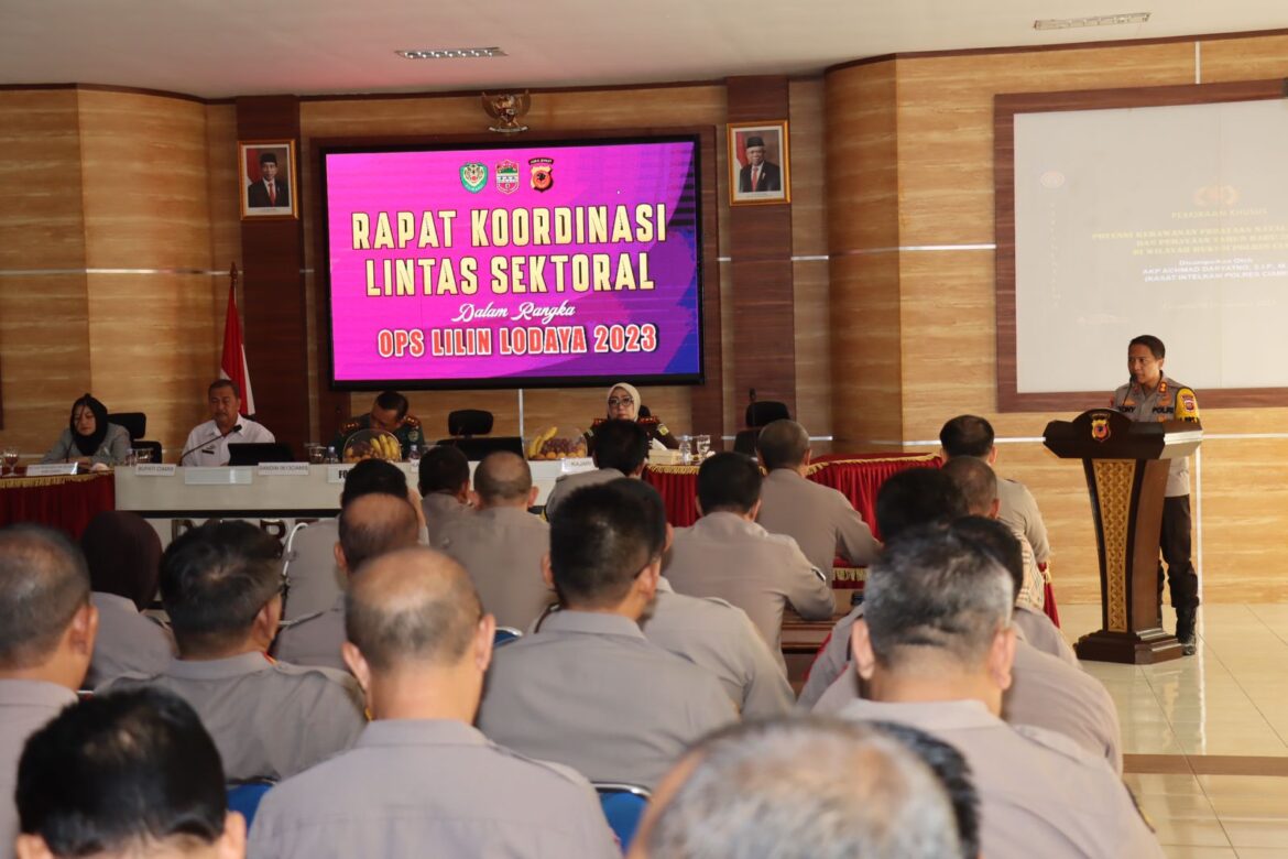 Ops Lilin Lodaya 2023, Polres Ciamis Gelar Rakor Linsek Kesiapan Pengamanan Nataru