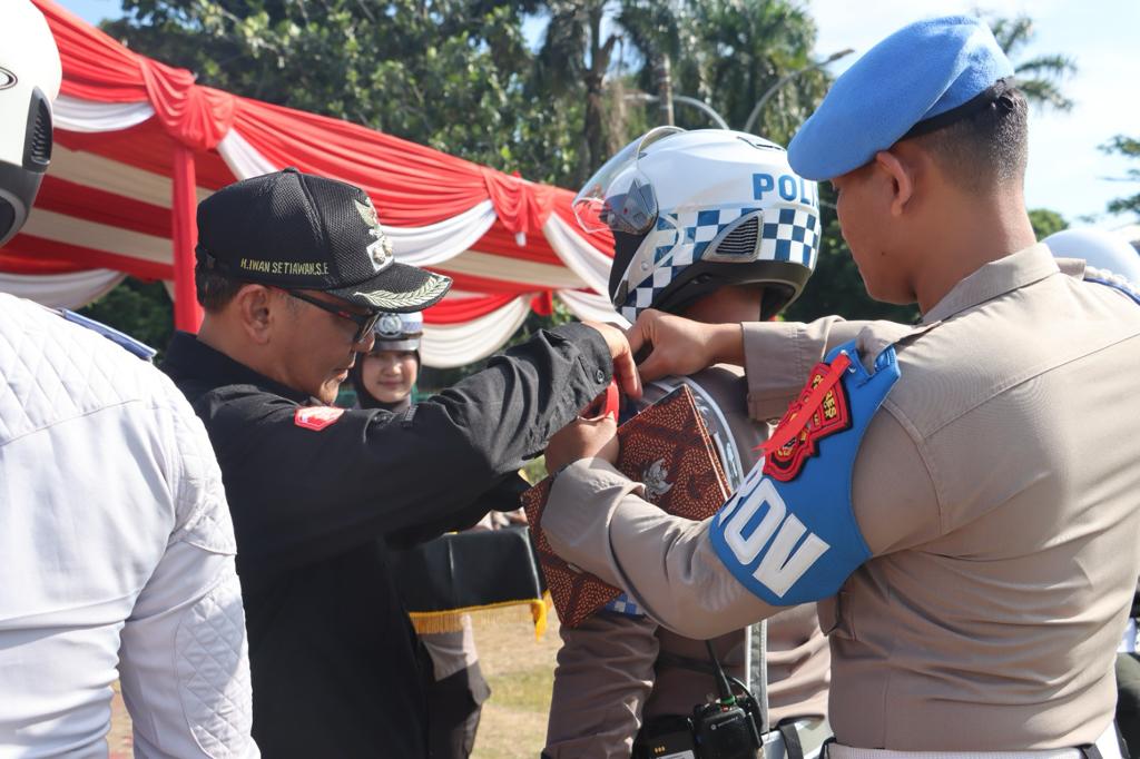 Polres Bogor Jelang Operasi Lilin Lodaya 2023-2024 Laksanakan Upacara Gelar Pasukan Bersama Forkompinda Kabupaten Bogor