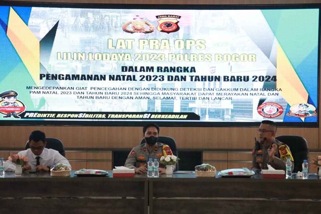 Giat Lat Pra Ops Polres Bogor Bersama Jajaran