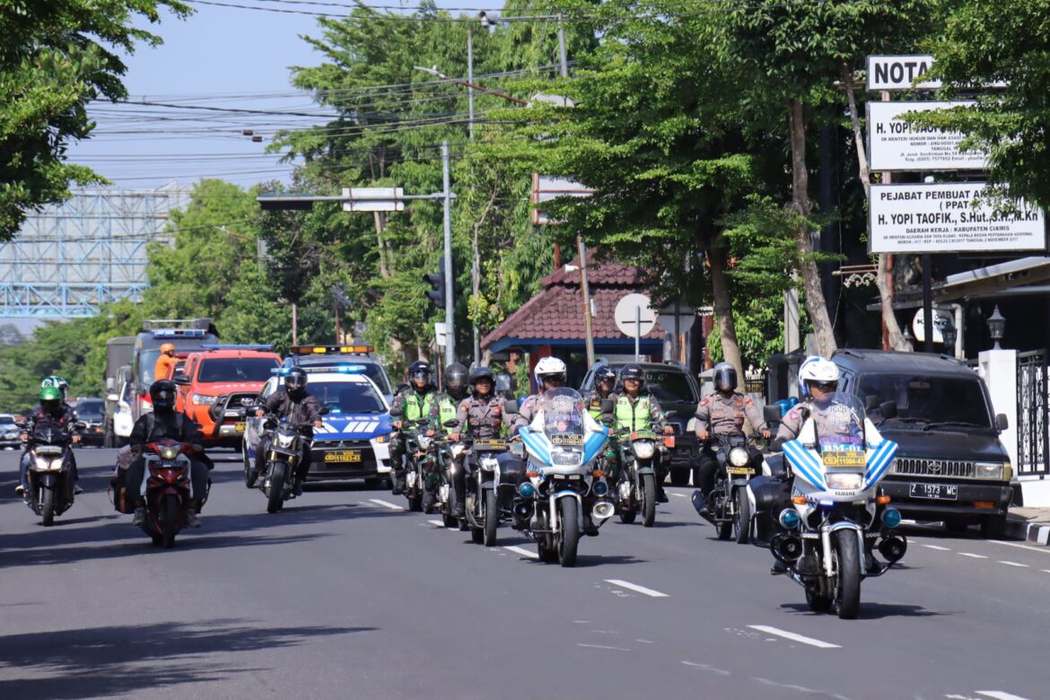 Patroli Skala Besar Operasi Lilin Lodaya 2023 Tingkat Polres Ciamis