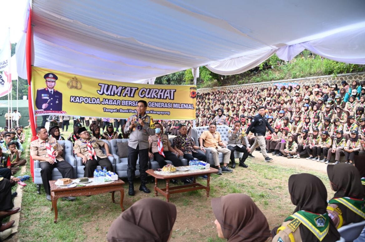 Kapolda Jabar Melaksanakan Jum’at Curhat Bersama Generasi Milenial