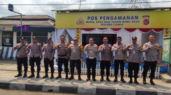 Pamatwil Cek Pos Pam Banjarsari Polres Ciamis