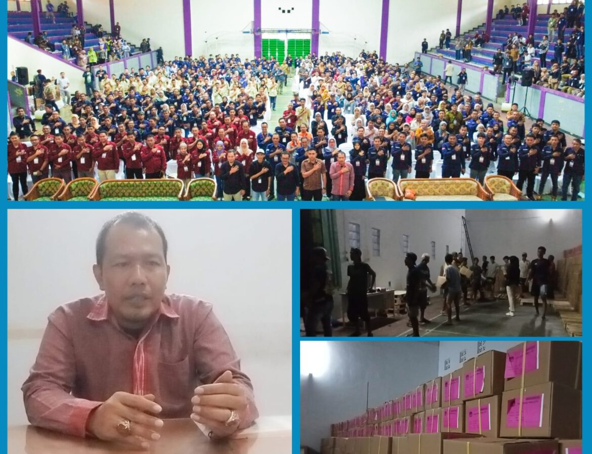Mantapkan Persiapan Pemilu 2024, KPU Ciamis Kembali Gelar Evaluasi Badan AdHoc dan Bimtek logistik Pemilu 2024