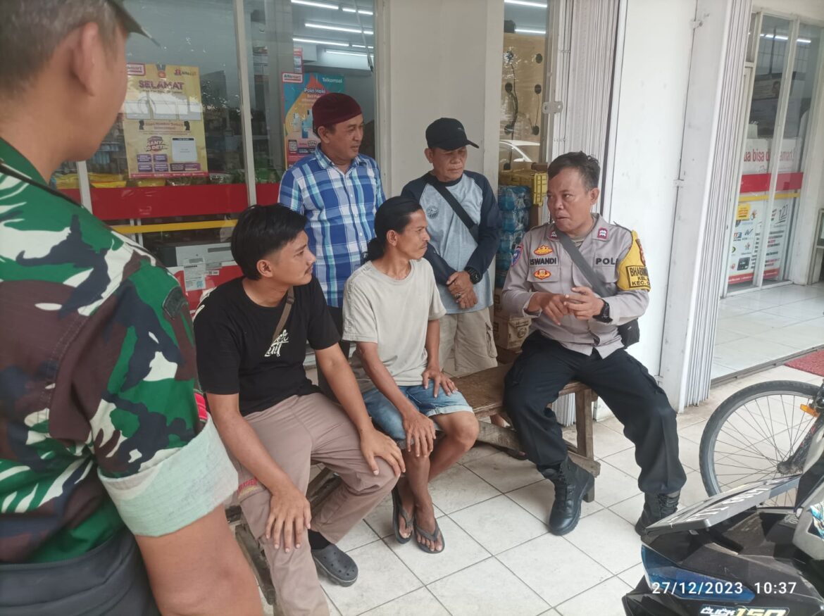 Bhabinkamtibmas berikan Himbauan P3GN Guna Meminimalisir Bahaya Narkotika