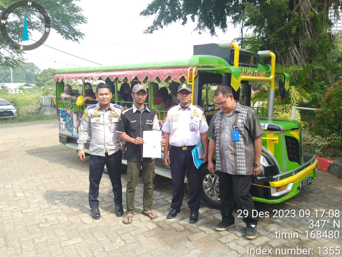 Dishub Jakarta Barat Beserta Jajaran Melaksanakan Kegiatan Monitoring Pengecekan dan Pendataan Terhadap Kendaraan Bermotor