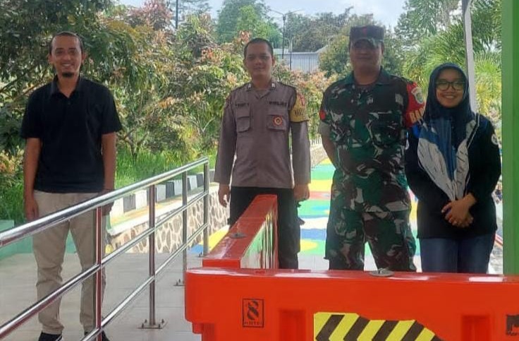 Ops Mantap Brata, Polsek Cipaku Polres Ciamis Monitoring Kawasan Obwis Cipangalun