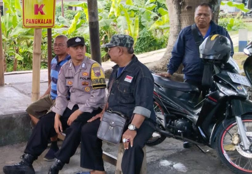 Operasi Mantap Brata 2023 – 2024: Polsek Ciamis Sambangi Warga Berikan Himbauan Kamtibmas