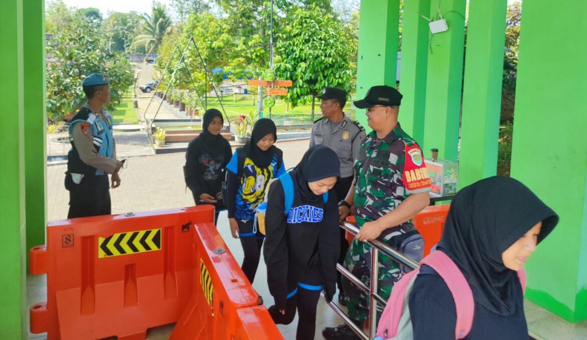 Cipta Kondisi, Polsek Cipaku Polres Ciamis Polda Jabar Patroli Objek Wisata Waterboom Sumberjaya Cipangalun