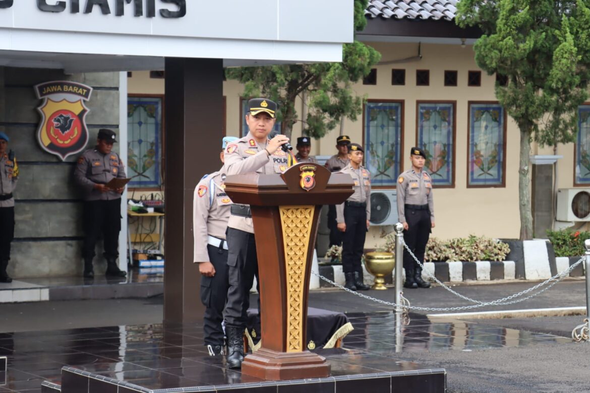 Puluhan Anggota Polri Polres Ciamis Naik Pangkat, Begini Pesan AKBP Tony Prasetyo Yudhangkoro