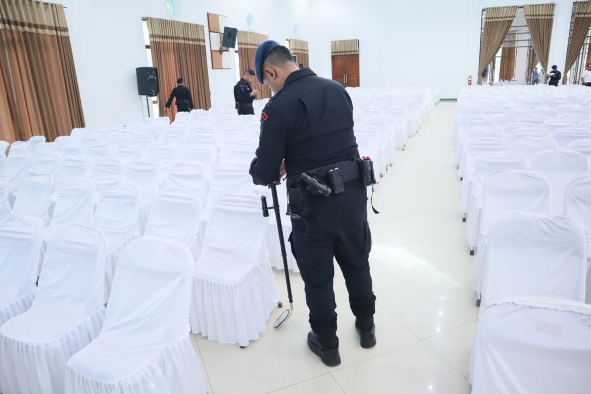 Polres Ciamis Sterilisasi Lokasi Kampanye Terbatas Capres di Kabupaten Ciamis