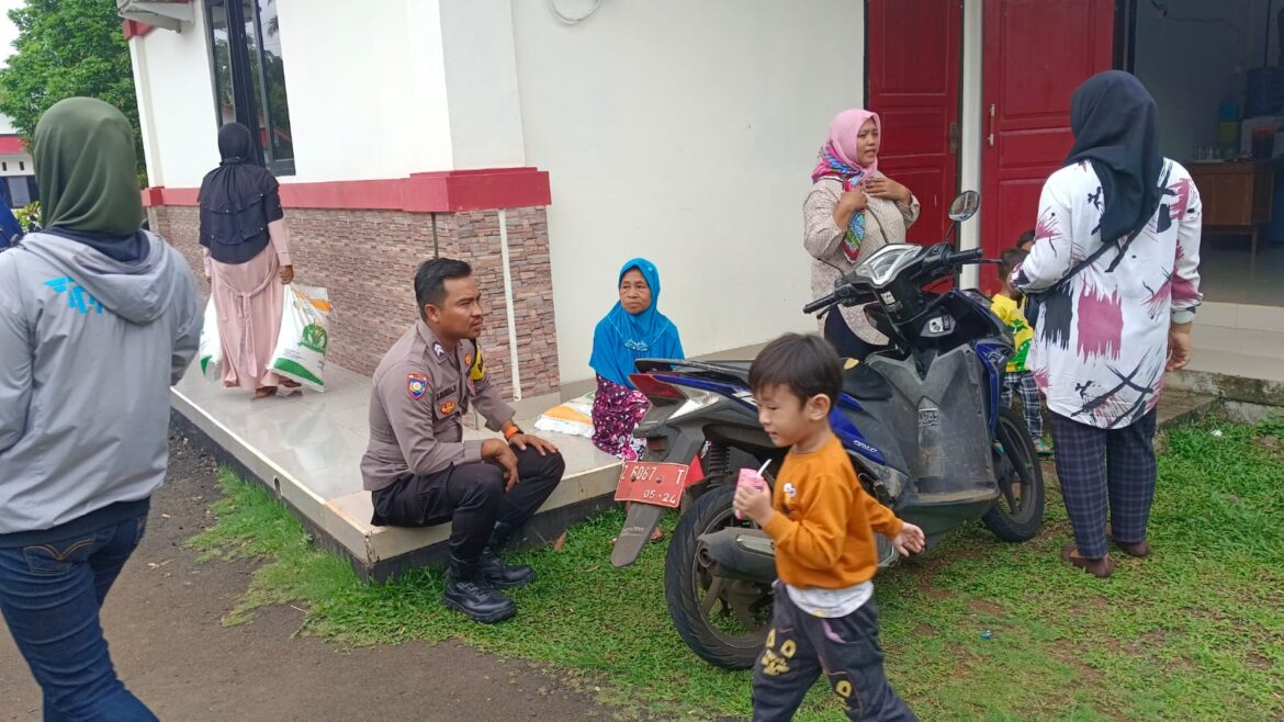 Cipta Kondisi, Ops Mantap Brata, Polsek Sukadana Polres Ciamis Kunjungan Silaturahmi ke Desa Salakaria