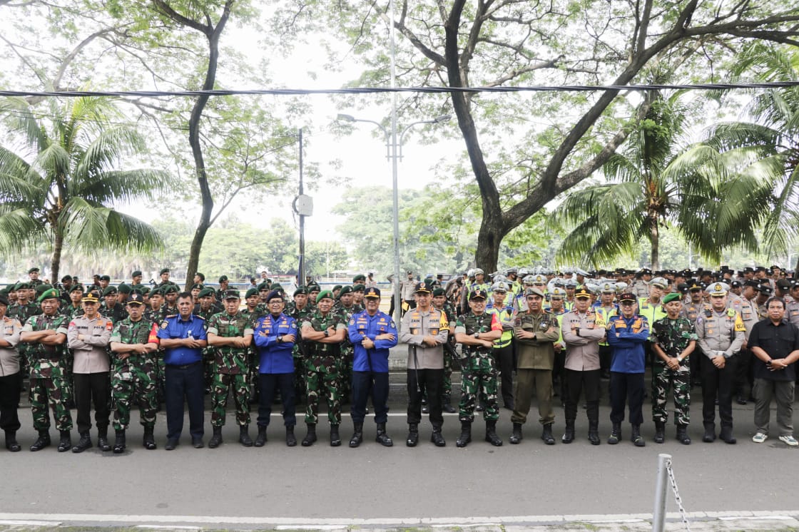 1.084 Personil Gabungan Disiagakan Sambut Kedatangan Jokowi di Kota Tangerang