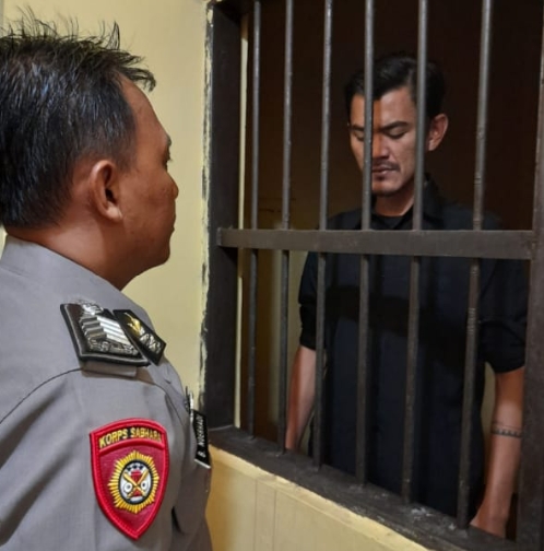 Personil Wilayah Hukum Polsek Ciomas Laksanakan Cek Kontrol Tahanan dan Beri Pesan Moral