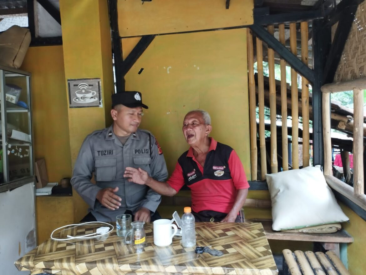 Cipkon Situasi Kamtibmas, Polsek Sukadama Polres Ciamis Kunjungan Silaturahmi kepada Warga